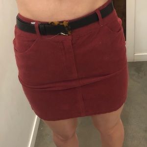 Corduroy skirt